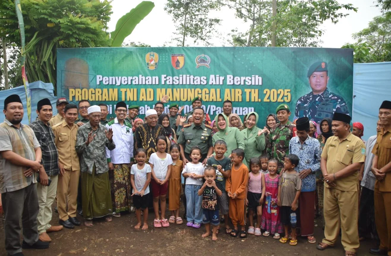 Danrem 083/Bdj Dukung Program Manunggal Air Bersih